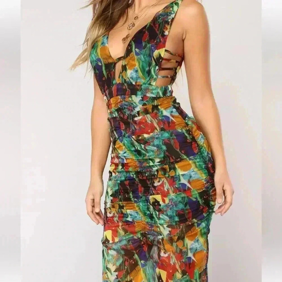 Fashion Nova Floral Dress - Picture 3 of 15